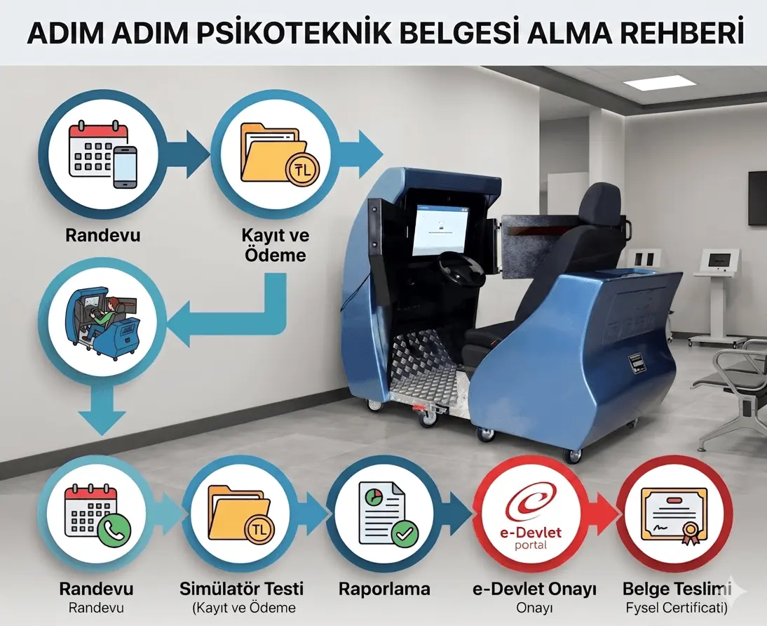 Psikoteknik belgesi başvuru süreci